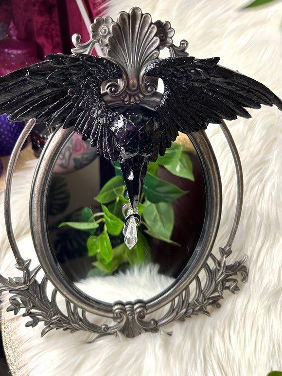 Home Decor - Ornate Skull Mirror