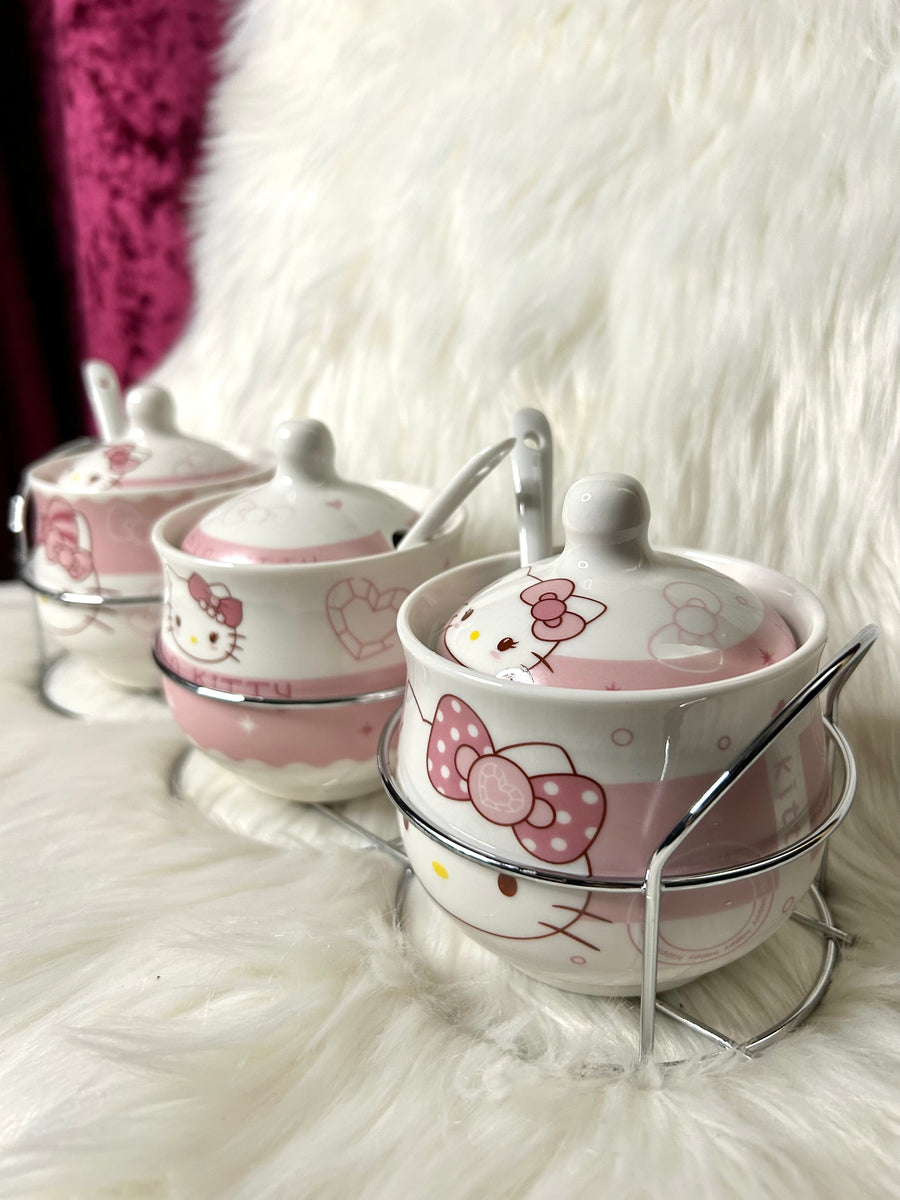 Hello Kitty - Ceramic 3pce Kitchen Set – Deluxe Creations and Designs