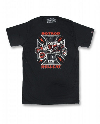 Hotrod Hellcat - Mens In FTW Iron Cross TShirt
