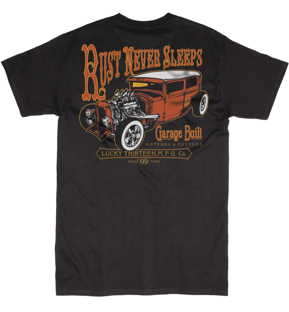Lucky 13 - Rust Never Sleeps - Men's Short sleeved T-Shirt