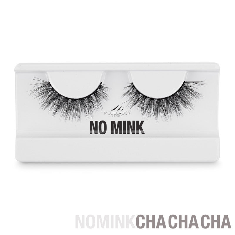 Model Rock NO MINK Faux Mink Lashes CHA CHA CHA Deluxe