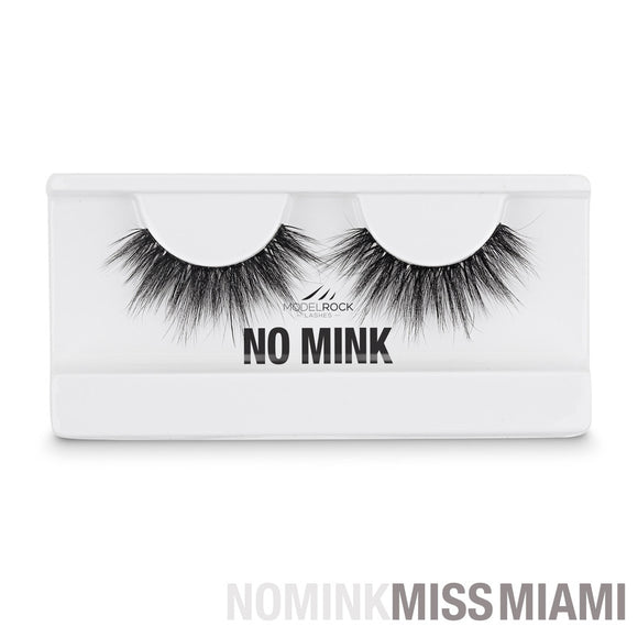 Model Rock - NO MINK / Faux Mink Lashes - MISS MIAMI