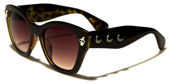 Black Society - Skull Sunglasses - Tortoise
