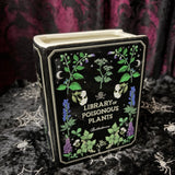 Poisonous Plants Book Shaped Flower Vase