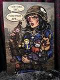 RD Fallout Need More Junk A3 Print - Art By Rose Demon