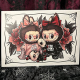 We are the Monsters A4 Print - Art By Rose Demon