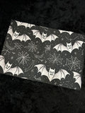 Pet Feeding Mat - bats & webs