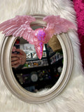 Home Decor - Round Skull Frame / Mirror