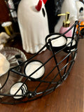 Spider Web Statement Decor - Tea light Candles