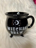 Witches Brew Cauldron Mug - Black