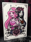 RD Princess Bubblegum & Marceline Fanart A4 Print - Art By Rose Demon
