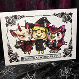 RD Weird Friends Animal Crossing A4 Print - Art By Rose Demon