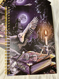 Owl Magic - Spiral Notebook - Ruled 50 Pages