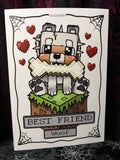 RD MineCraft Dog Fanart A4 Print - Art By Rose Demon