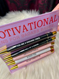 5pce Pen Set - Motivational Pens for Badass Babes