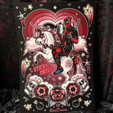 Sticky Dates A4 Print - Art By Rose Demon