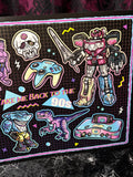 RD Take Me Back To The 90's (Black Version) A3 Print - Art By Rose Demon