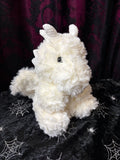 Cuddly Mini Plush Dragon - White