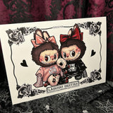 Labubu Besties A4 Print - Art By Rose Demon