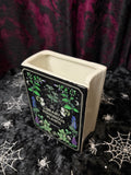 Poisonous Plants Book Shaped Flower Vase