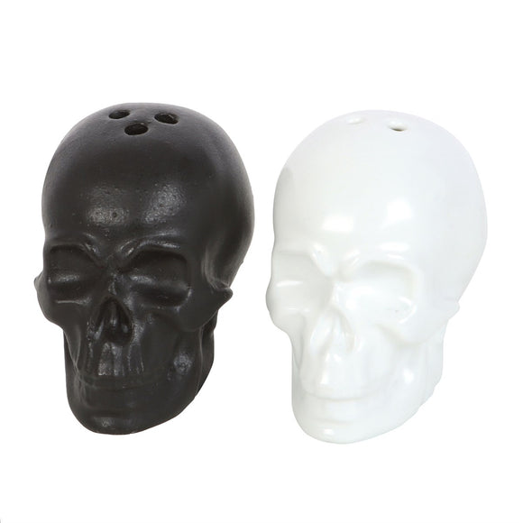 Skull Ceramic Salt & Pepper Shakers