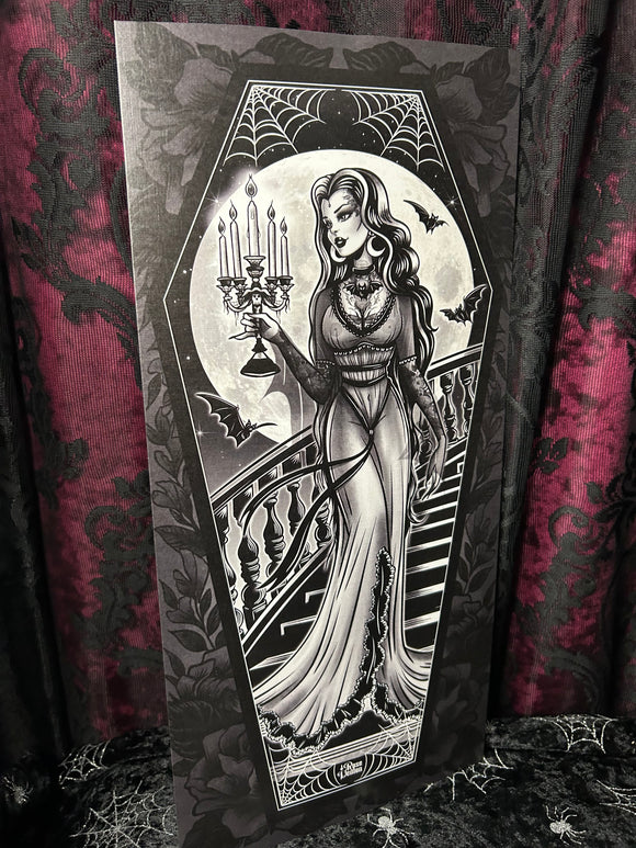 Lilly Coffin Scroll - Art By Rose Demon