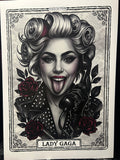 Lady Gaga A3 Print - Art By Rose Demon