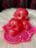 Skull Home Decor Tray - Glow in the dark