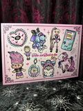 RD Take Me Back To The 90's (Pink Version) A3 Print - Art By Rose Demon
