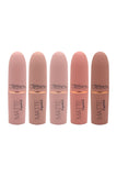 Beauty Creations - Bare Five Matte Lipstick Set 5