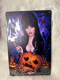 Elvira Halloween - Tin Sign