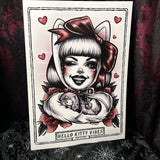 Hello Kitty Vibes A3 Print - Art By Rose Demon