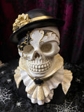 Female Skull Bust with Mask 27cm