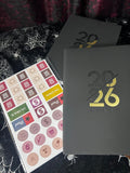 2026 - A5 365 Daily Planner - Black
