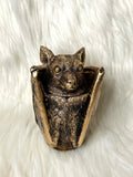 Bat decorative lidded container