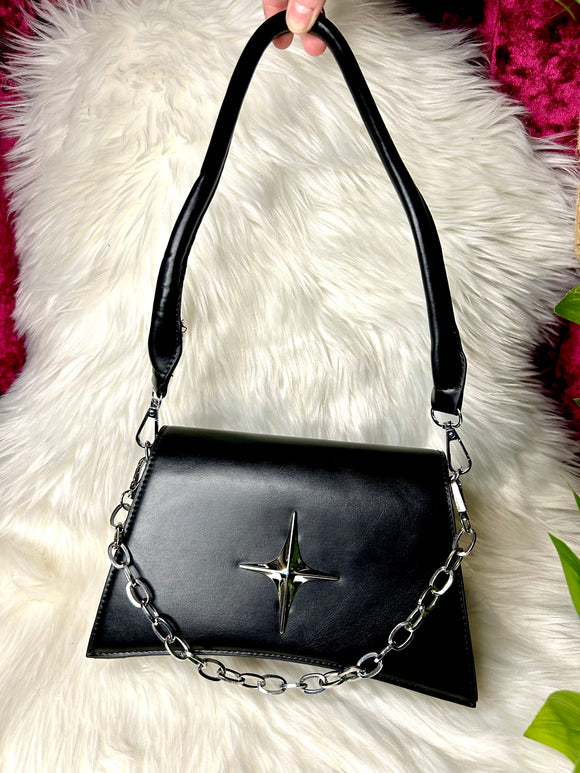 Starburst Handbag - black