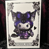 Kuromi Wolf A4 Print - Art By Rose Demon