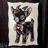 RD Grey Goat A4 Print - Art By Rose Demon