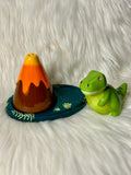 T-Rex & Volcano - Salt and Pepper Shaker Set