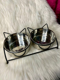 Cat Ear Double Bowls - small