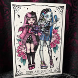 RD Scream Queens A4 Print - Art By Rose Demon