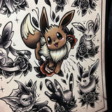 Pokemon Tattoo Flash A3 Print - Art By Rose Demon