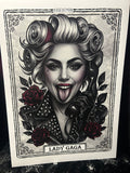 Lady Gaga A3 Print - Art By Rose Demon