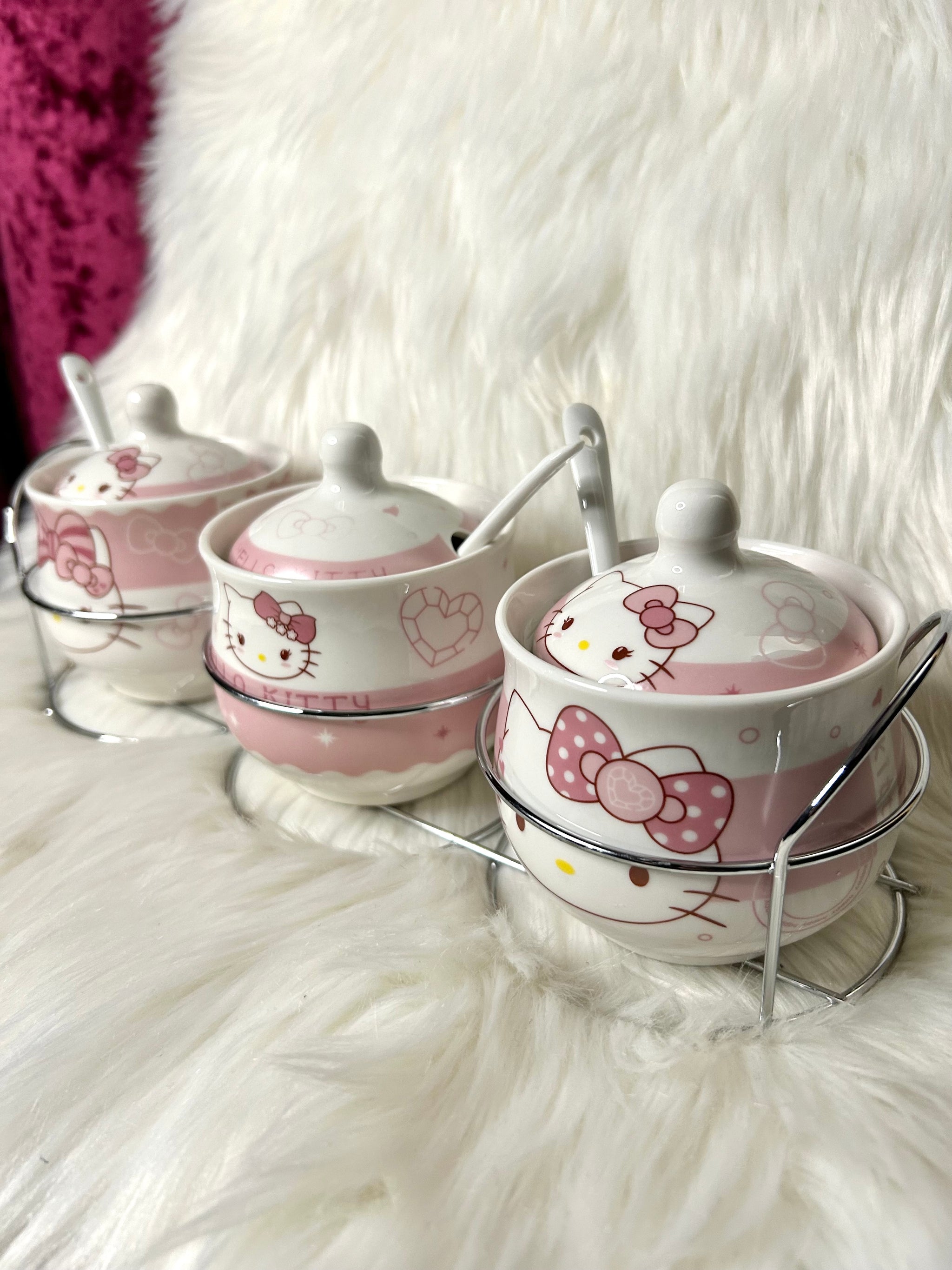 Hello Kitty 鍋 16cm & ハサミ 3点セット 20A9FE4F-E0F1-4305-8D68-