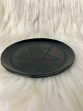 Iron Pentagram Offering Plate - Cande Holder