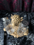 Highland Cow 13cm - Salt and Pepper Shaker Set