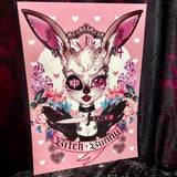 RD Bitch Bunny A3 Print - Art By Rose Demon