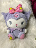 25cm Plushie Kuromi Purple