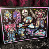 RD Take Me Back To The 90's (Black Version) A3 Print - Art By Rose Demon