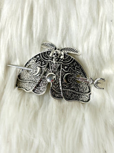 Skull Moth Hair Pin